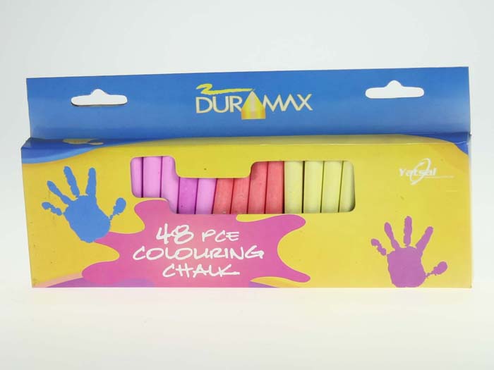 Chalk - Colour Sticks 7cm x 6 colours Pk48